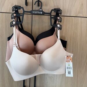 Sophie B Wireless Bras, 3 pack